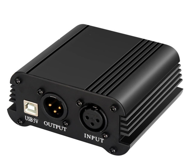 Mozos M48P zasilacz USB PHANTOM +48V do mikrofonów XLR - 1240056 - zdjęcie